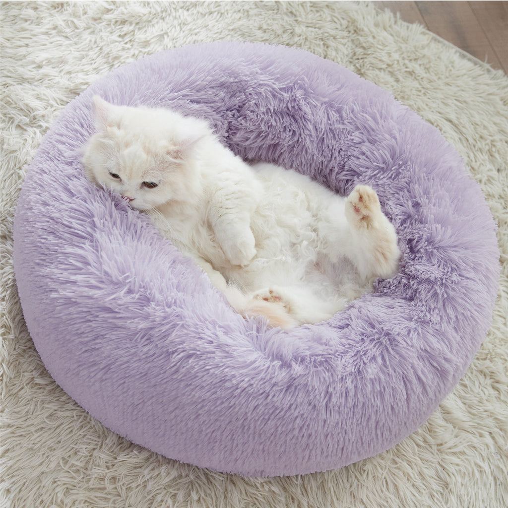 Calming Donut Bed for Dogs and Cats