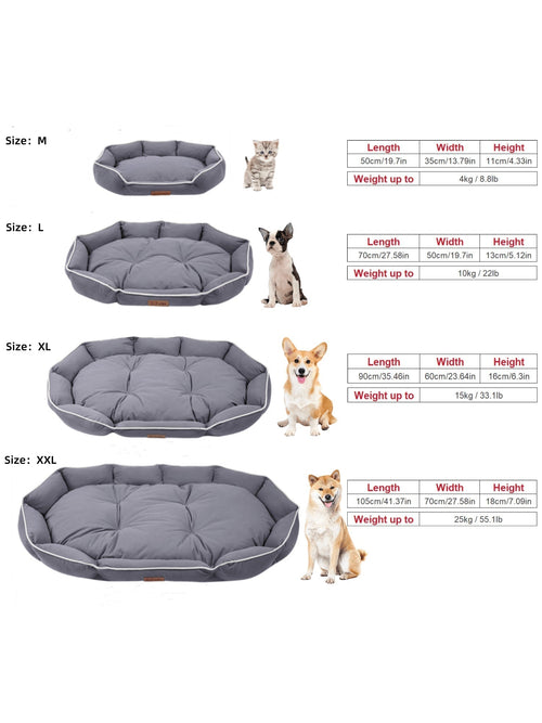 1pc Suede-Like Pet Bed, Suitable For Cats And Small/Medium-Sized Dogs Of All Breeds, Cat/Dog House, Pet Mat