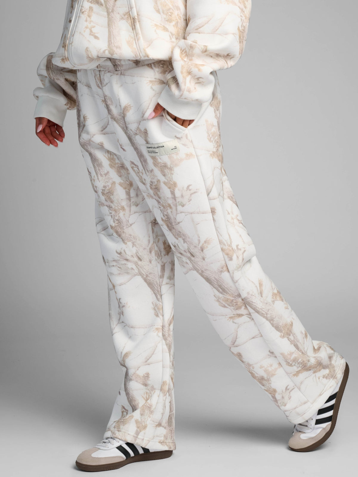 Camo Straight Leg Sweatpants - Pre Order