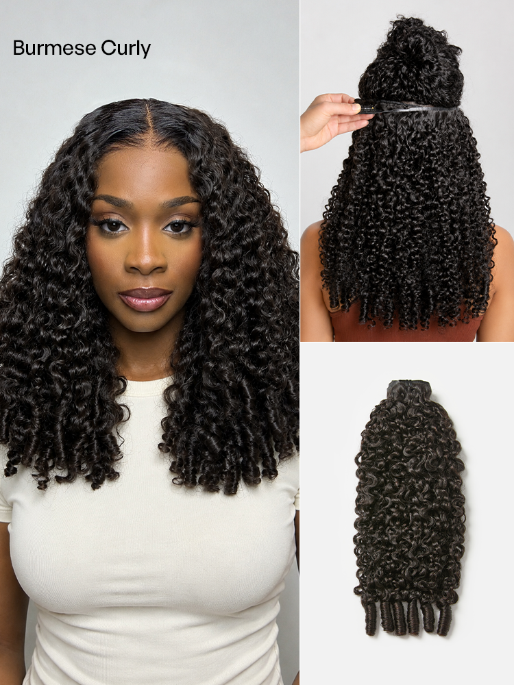 Straight / Body Wave / Kinky Curly / Yaki Straight / Kinky Straight / Messy Curly Clip in Hair Extensions Real Human Hair Pieces 135g 9pcs / 7pcs with Free Gift