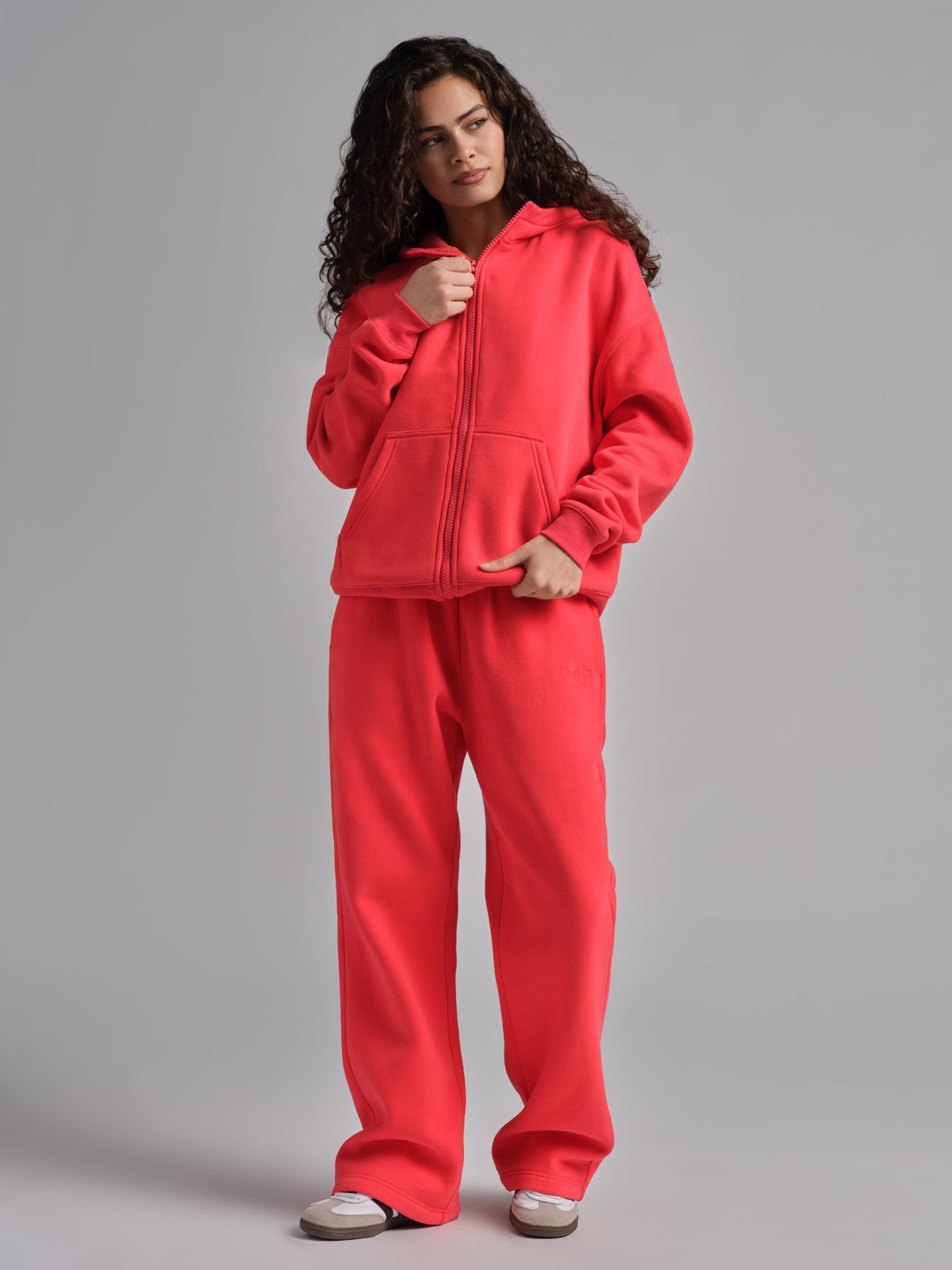 Basic Crop Zip Hoodie - Pre Order