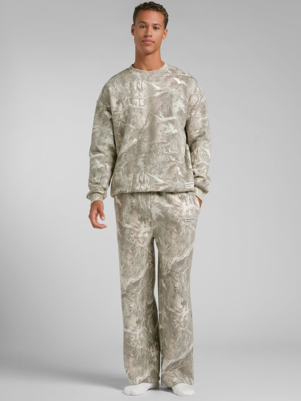 Camo Straight Leg Sweatpants