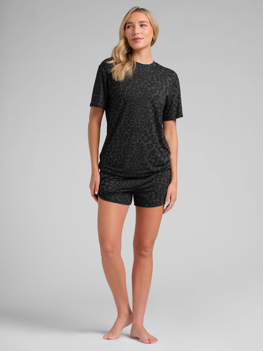 Cloud Lounge Curved Hem Shorts