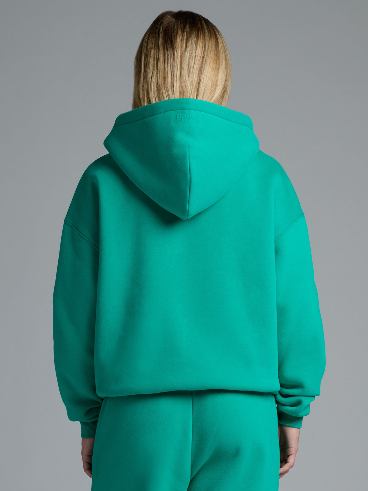 Basic Crop Zip Hoodie