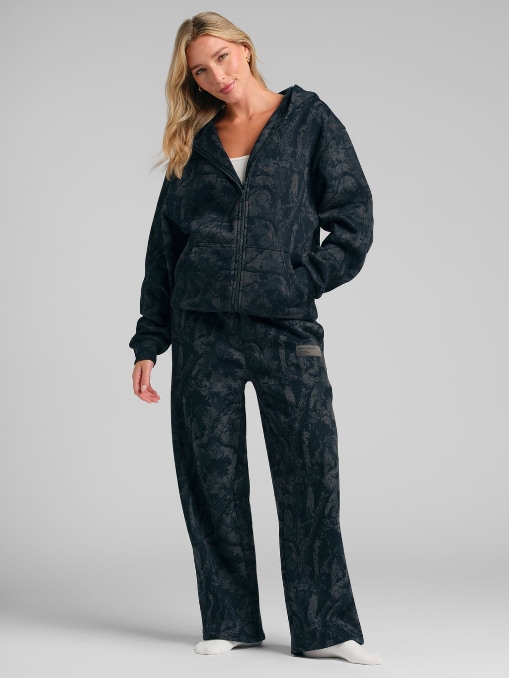 Camo Straight Leg Sweatpants