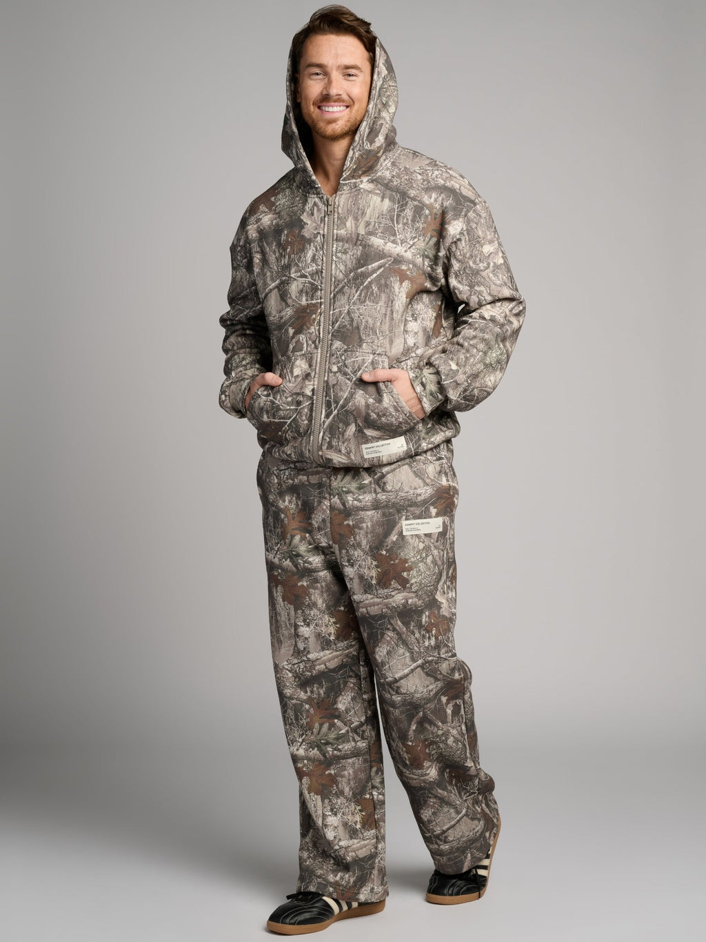 Camo Straight Leg Sweatpants - Pre Order