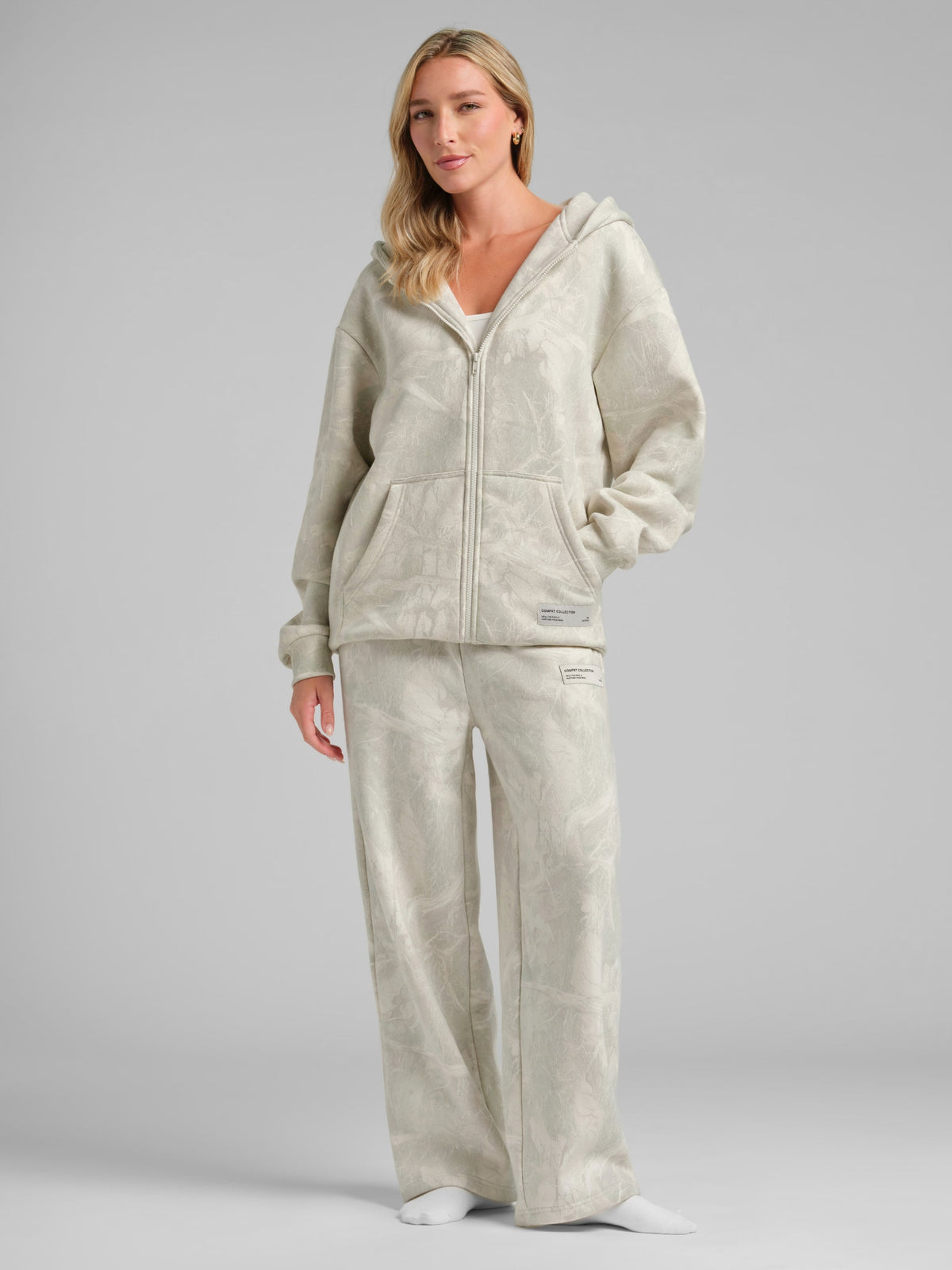 Camo Straight Leg Sweatpants