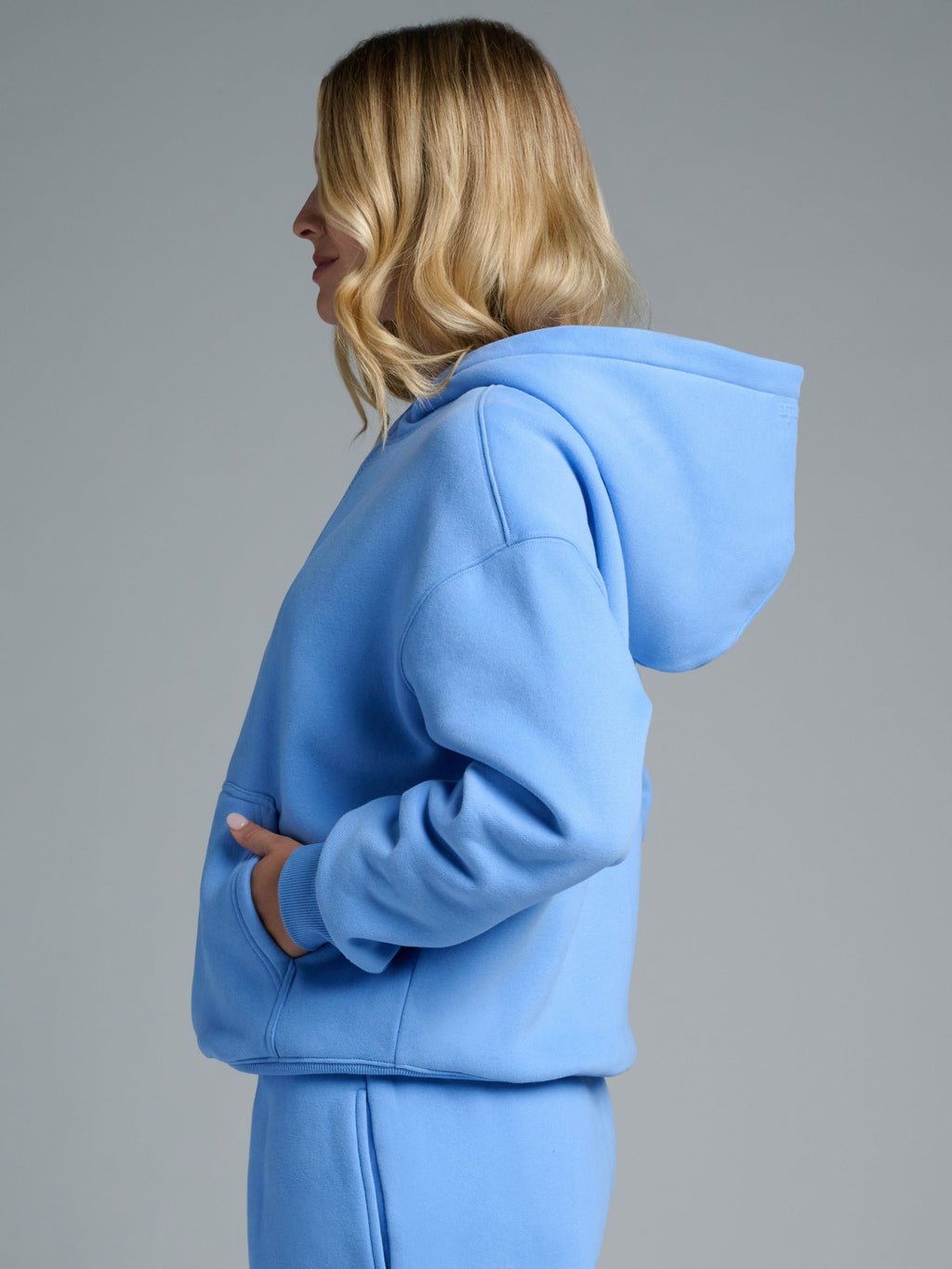 Basic Crop Zip Hoodie - Pre Order