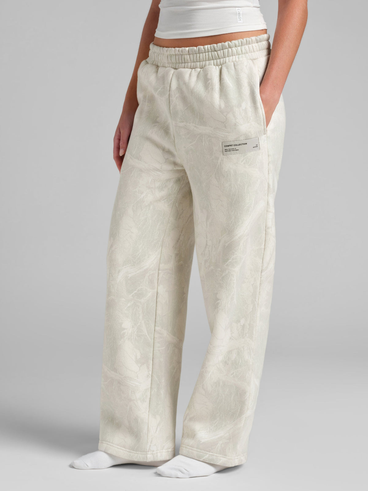 Camo Straight Leg Sweatpants