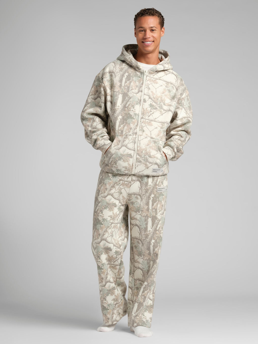 Camo Straight Leg Sweatpants