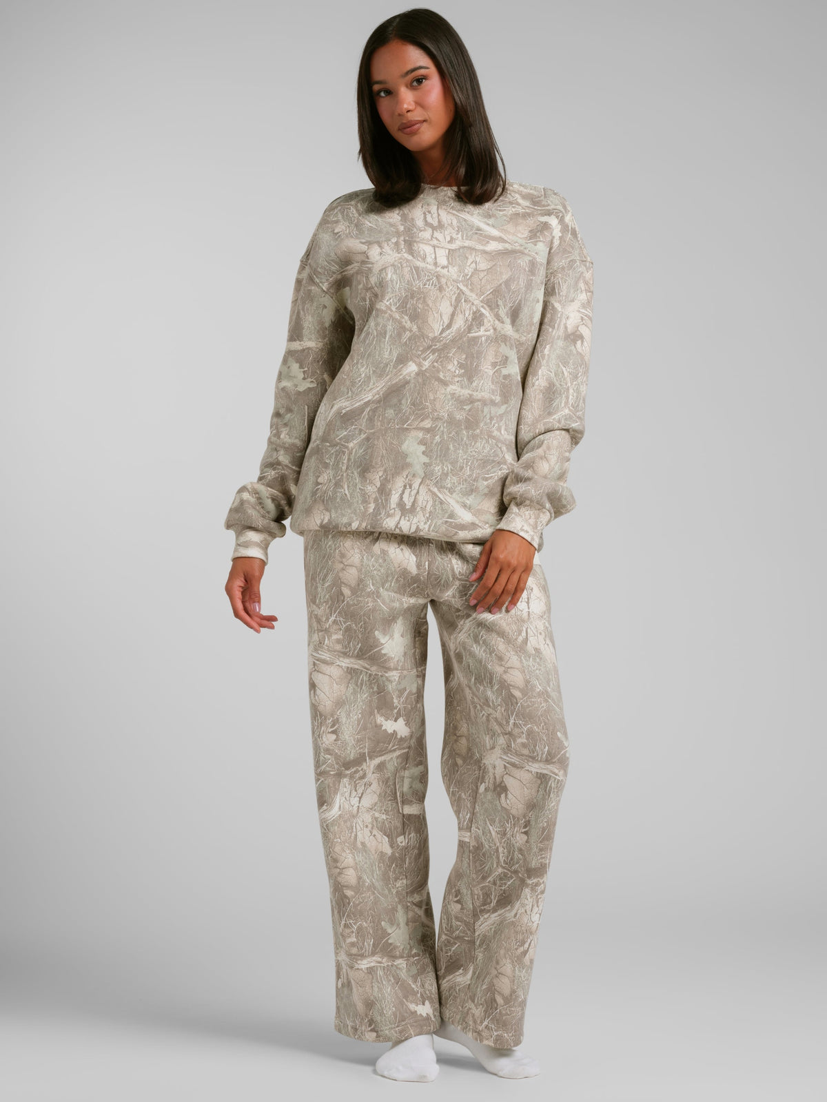 Camo Straight Leg Sweatpants