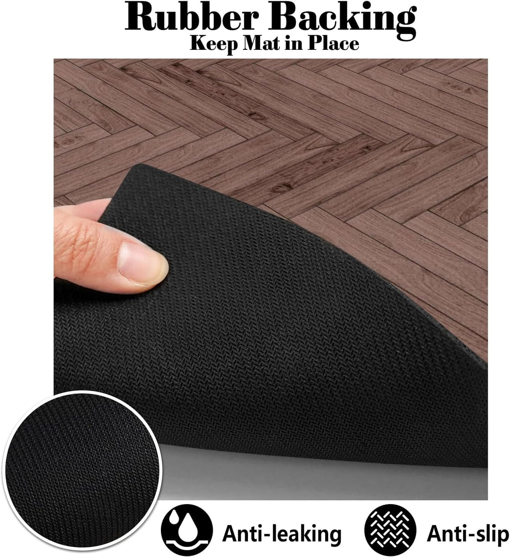 Dog Food Mats for Floors Absorbent, Pet Cat Food Mat - Quick Dry Dog Bowl Mats for Food and Water, Eco-Friendly Pet Supplies